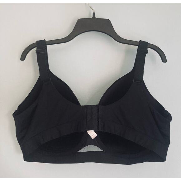 Cacique Lightly Lined Full Coverage Bra 42F Black - Picture 3 of 8